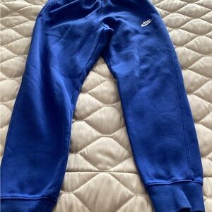 Nike XS Adult Royal Blue Joggers For Older Boys